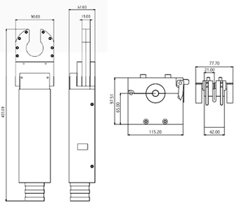 Orbital Welding Closed Arc Micro Weld Heads diagram